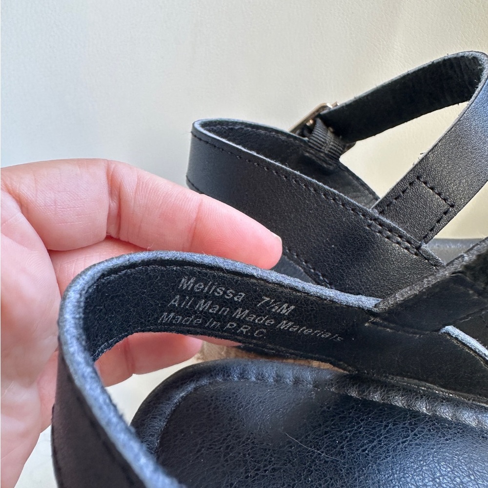 Cushionaire Melissa Platform Wedge Espadrille Sandals in Size 7.5 - Picture 10 of 13